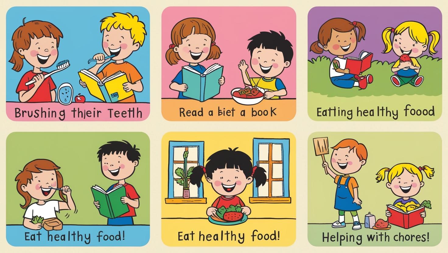 Good habits for kids | Good habits and bad habits 1 Good habits for kids not include text thumbnail