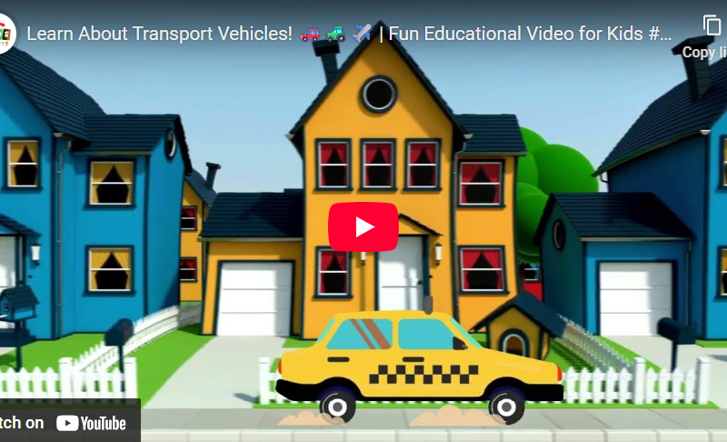 Learn About Transport Vehicles – Fun Educational Video for Kids