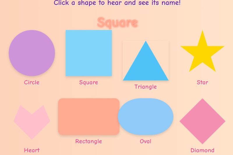 Touch the Shape – Fun Shape Recognition Game for Kids