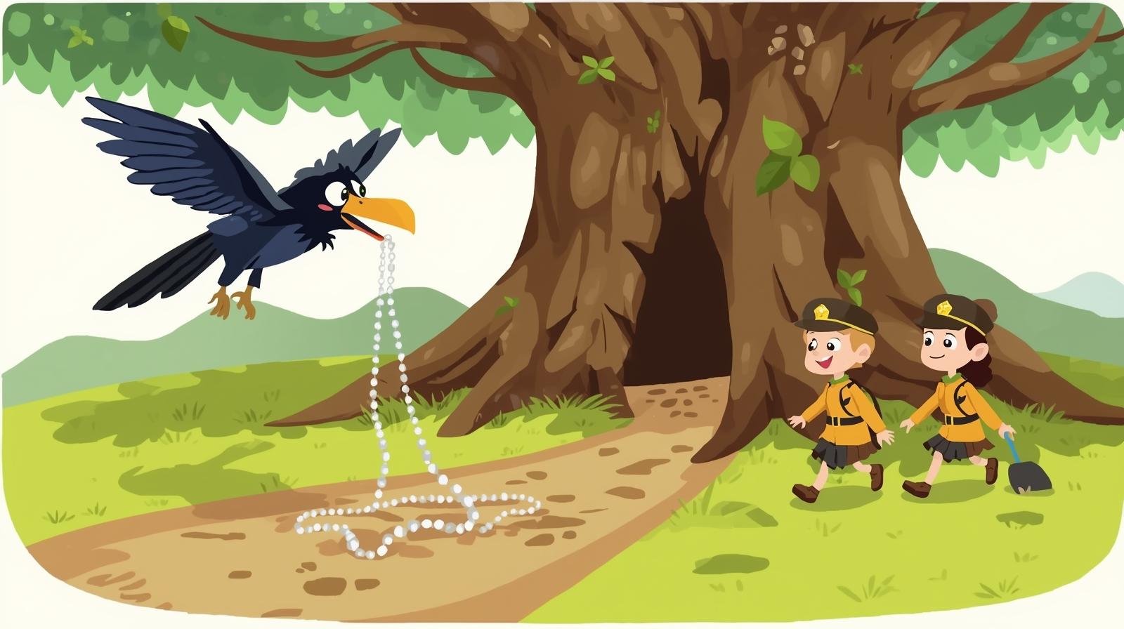 Crows at the banyan tree