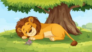 Story for kids : 🦁 The Lion and the Mouse 🐭 12 lion and little mouse 2