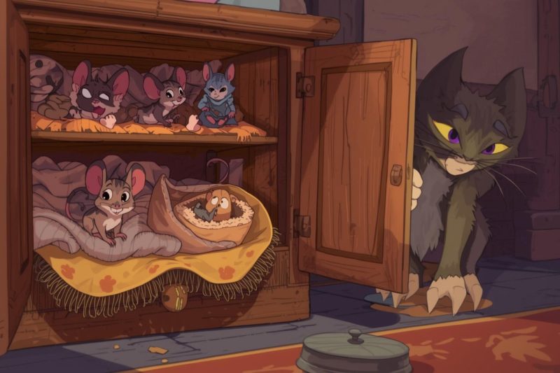 Preschool Storybook: The Cat and the Mice