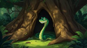 Story for kids: 🐍 The Snake and the Ants