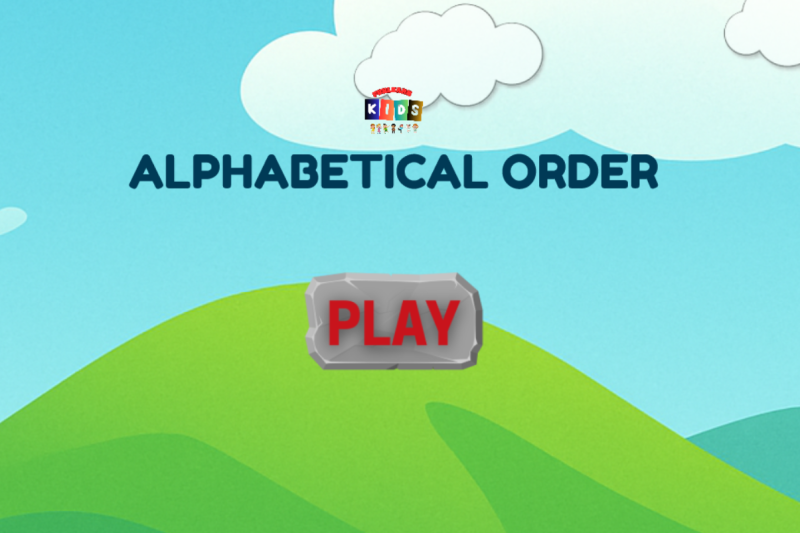 Game for kids – Alphabetical Order
