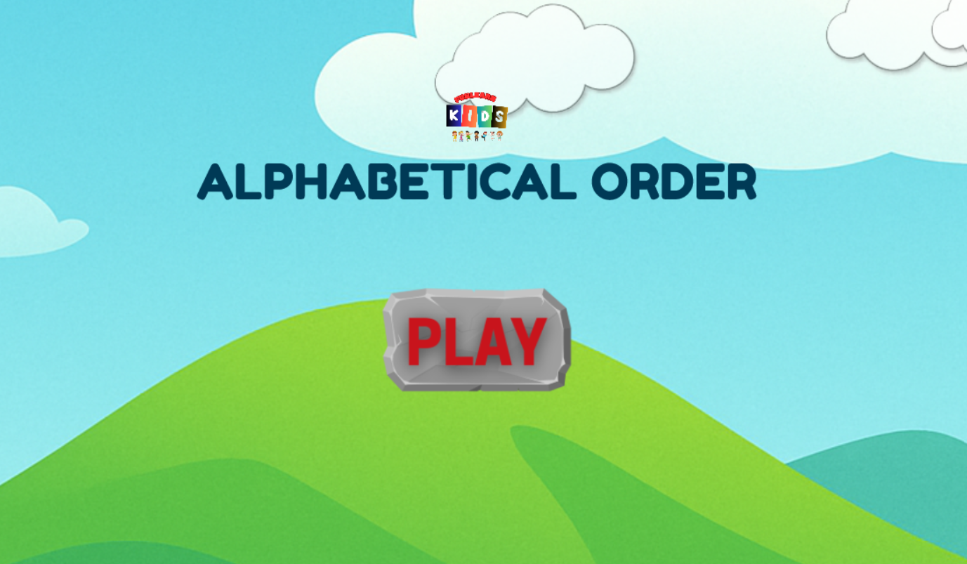 Game for kids - Alphabetical Order 5 Game for kids – Alphabetical Order