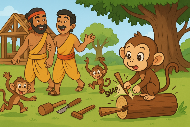 Tiger and Jackal Illustration