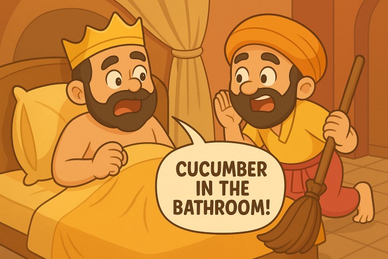 Story for kids - Merchant Story Illustration