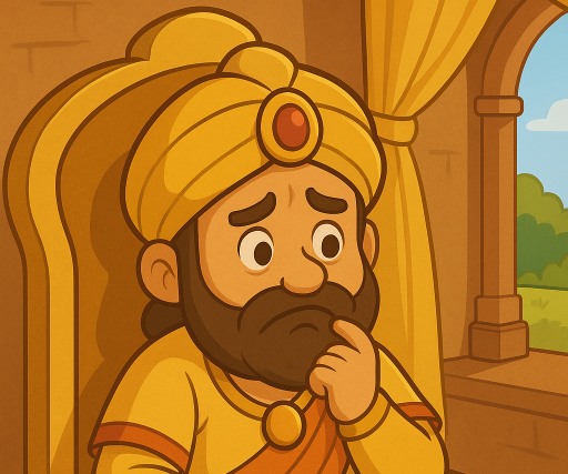 Story for kids - Merchant Story Illustration