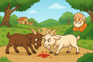 The Fighting Goats and the Foolish Jackal 0