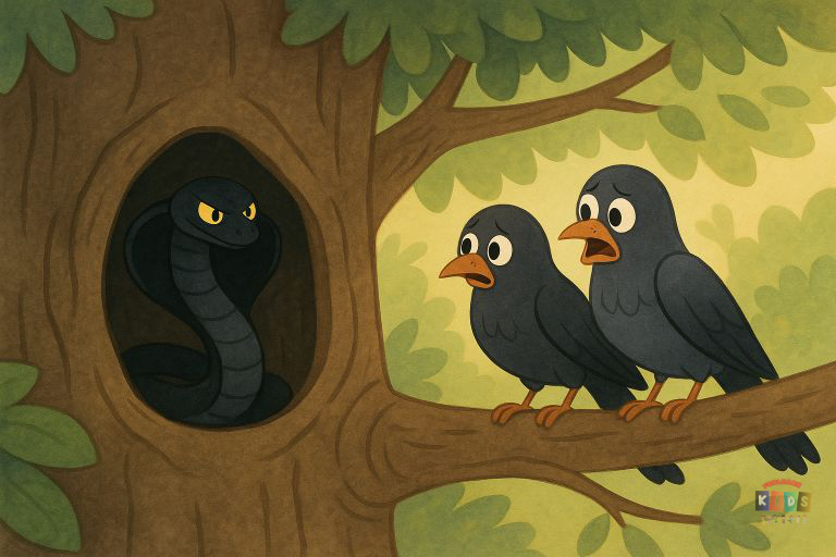 Cobra and Crows Story Illustration