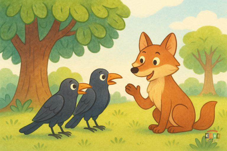 Cobra and Crows Story  Jackal Helping the Crows