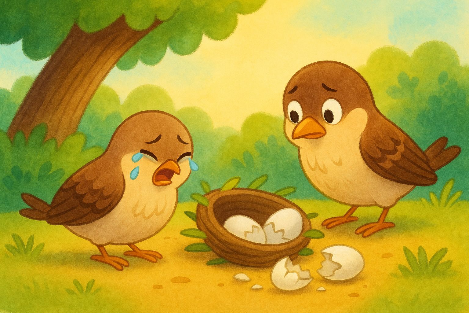 Elephant looking hot and restless in the forest